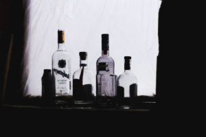 Empty Alcohol Bottles